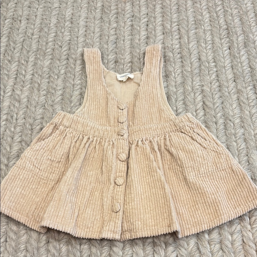 Tan Corduroy Kids Dress TWO AVAILABLE